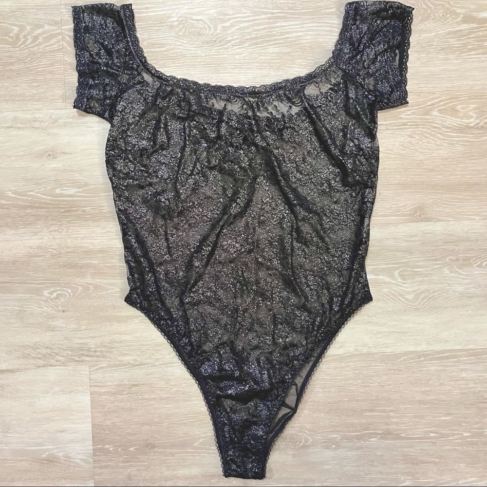 Victoria’s Secret Lace and Mesh Bodysuit NWOT